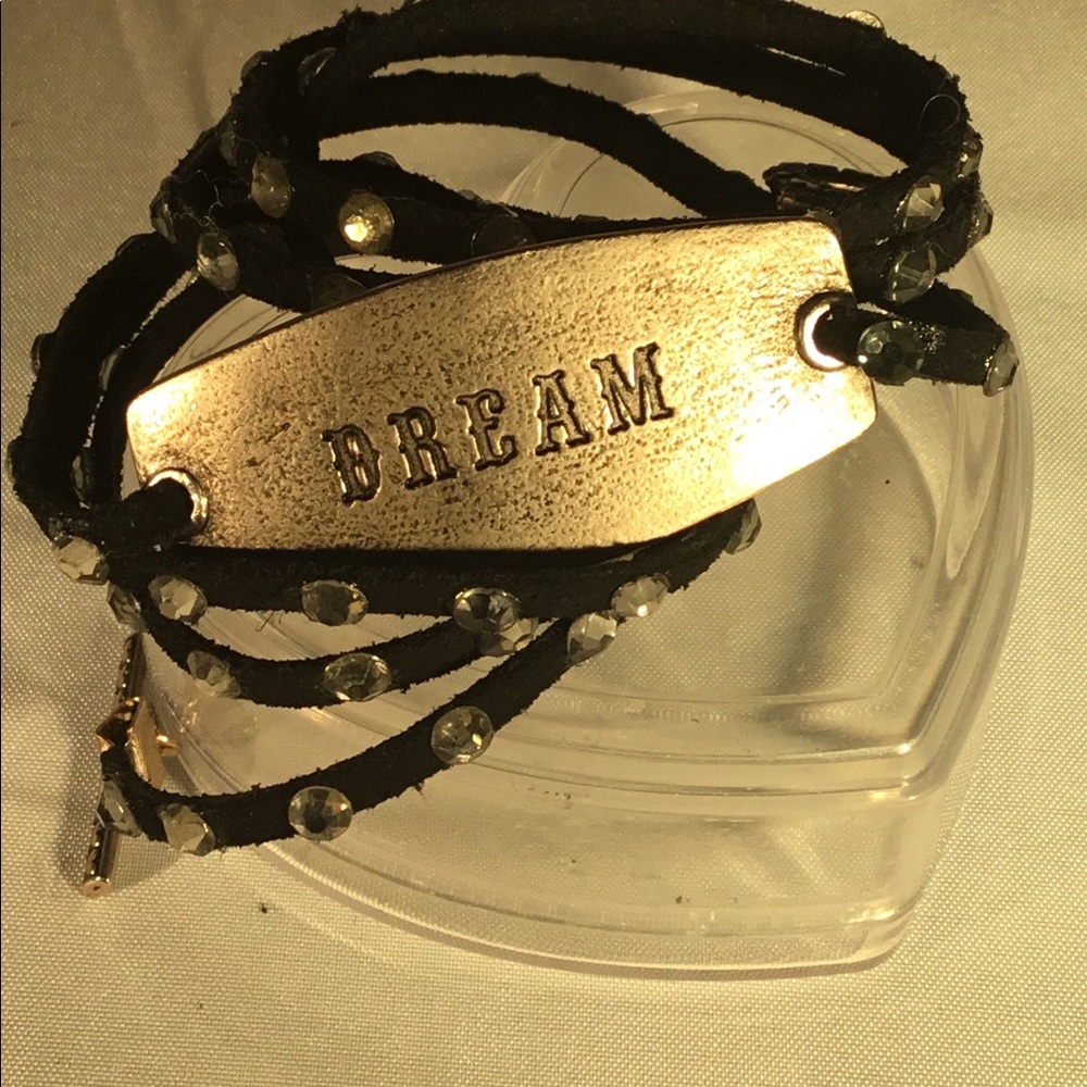 Swarovski crystal wrap bracelet in Dream